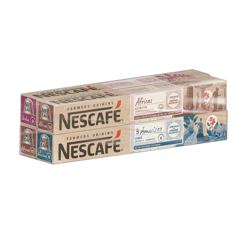 Cafe Em Capsula Compativel C/ Nespresso Nescafe Farmers Origins 40 Capuslas  🔥🔥