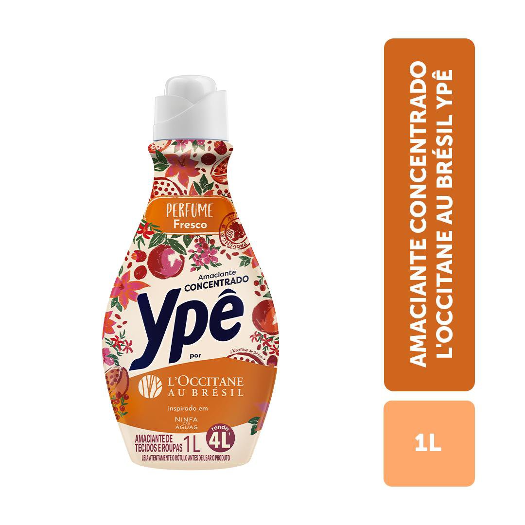 Amaciante Concentrado Ype L'Occitane Au Bresil Ninfa Das Aguas 1 Litro