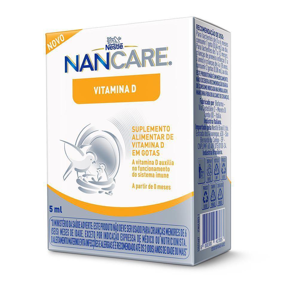Suplemento Pediatrico Nancare Vitamina D 5 Ml