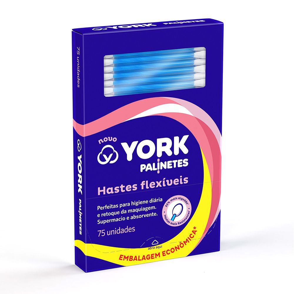 Hastes Flexiveis York Emb Economica 75Un