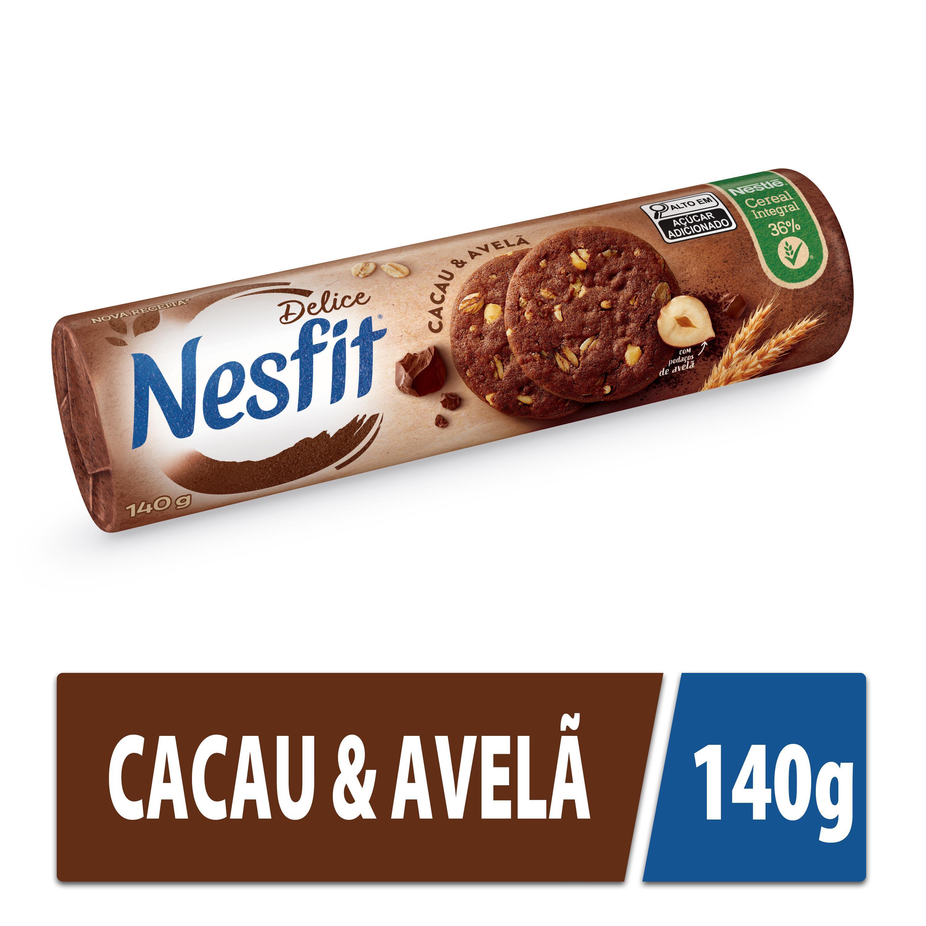 Biscoito Nesfit Delice Cacau E Avela 140G