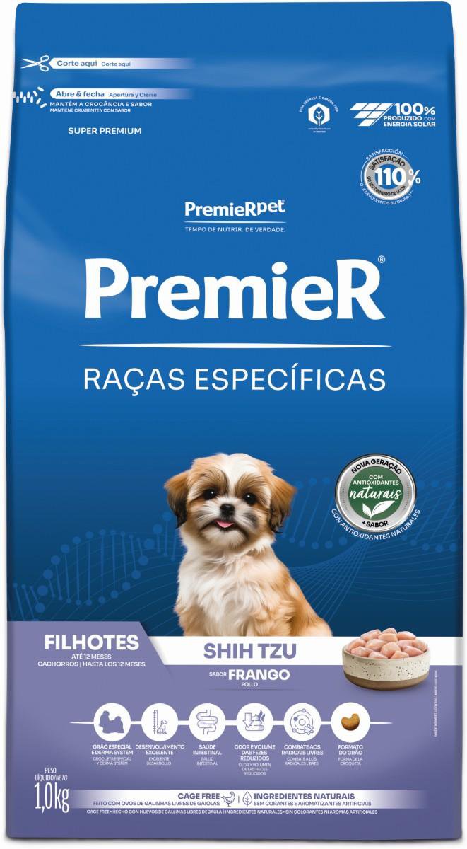 Premier Racas Especificas Caes Filhotes Shih Tzu Frango 1Kg