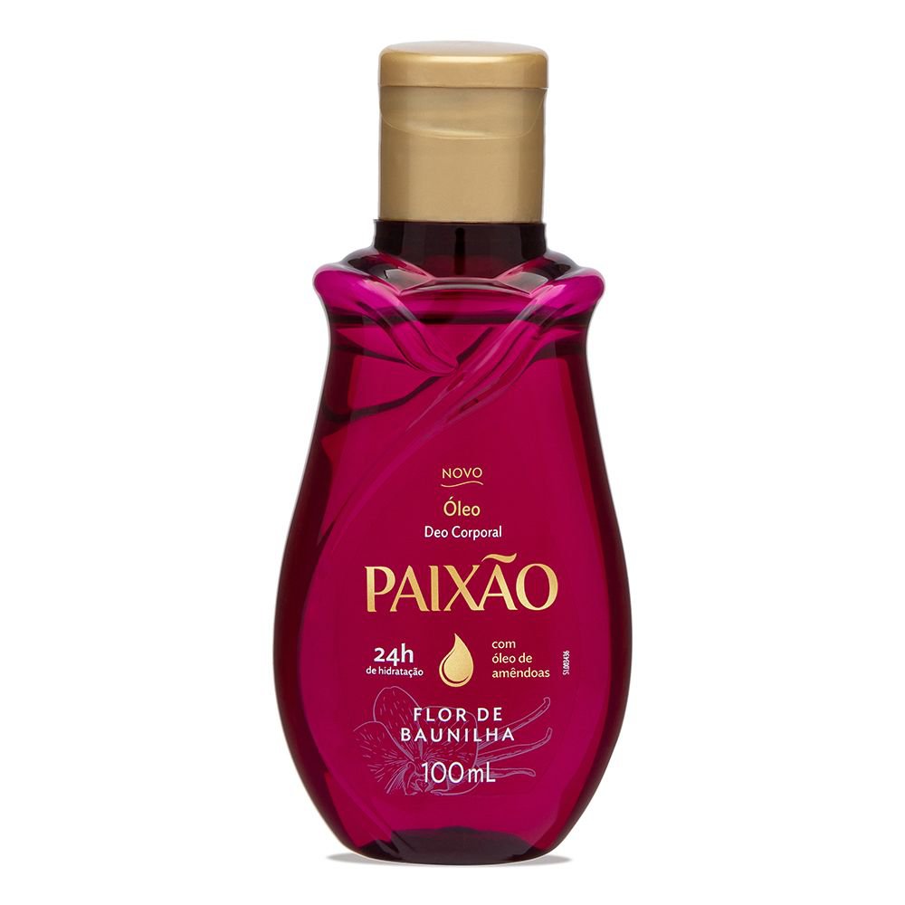 Oleo Corporal Paixao Flor Baunilha C/ Acao Desodorante 100Ml