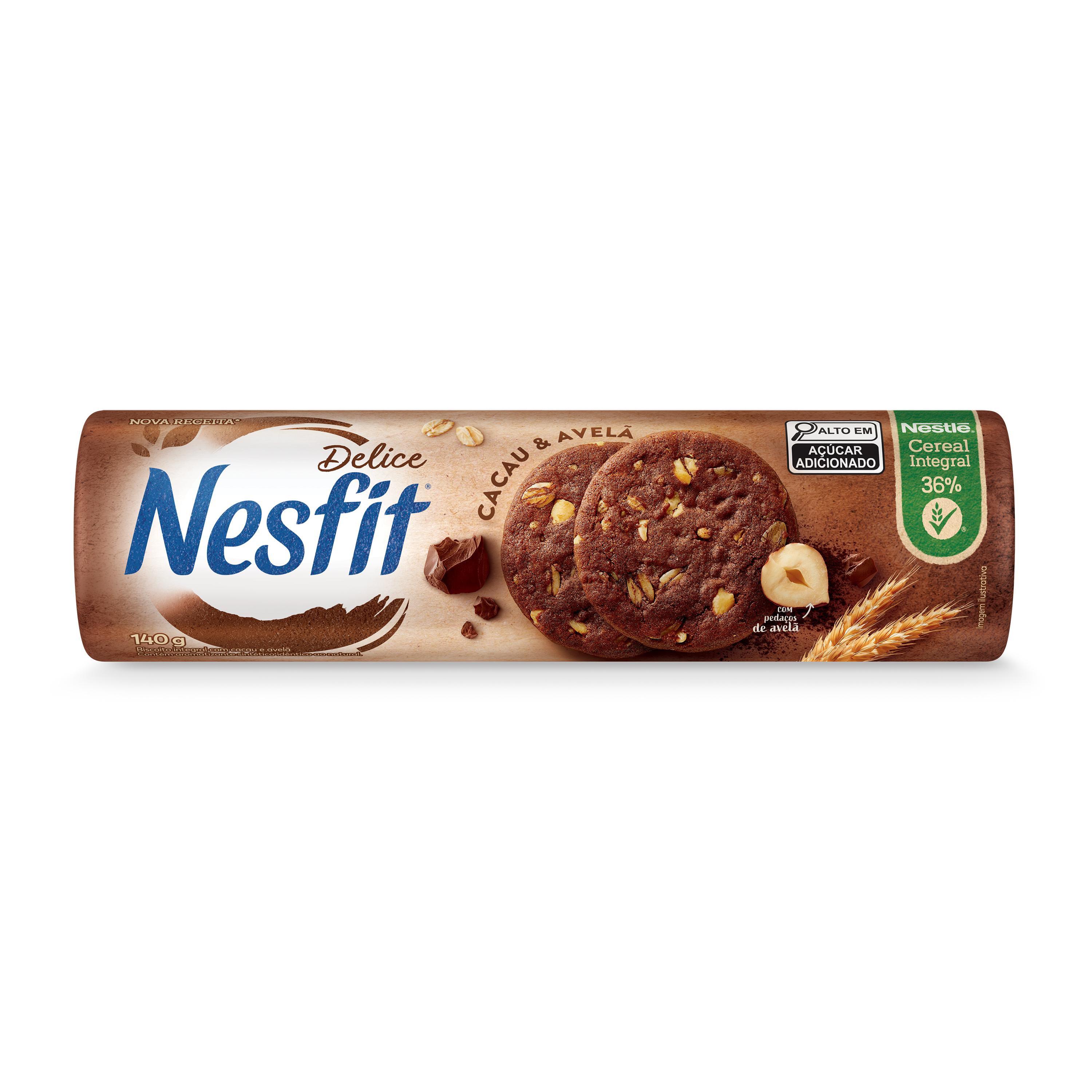 Biscoito Nesfit Delice Cacau E Avela 140G