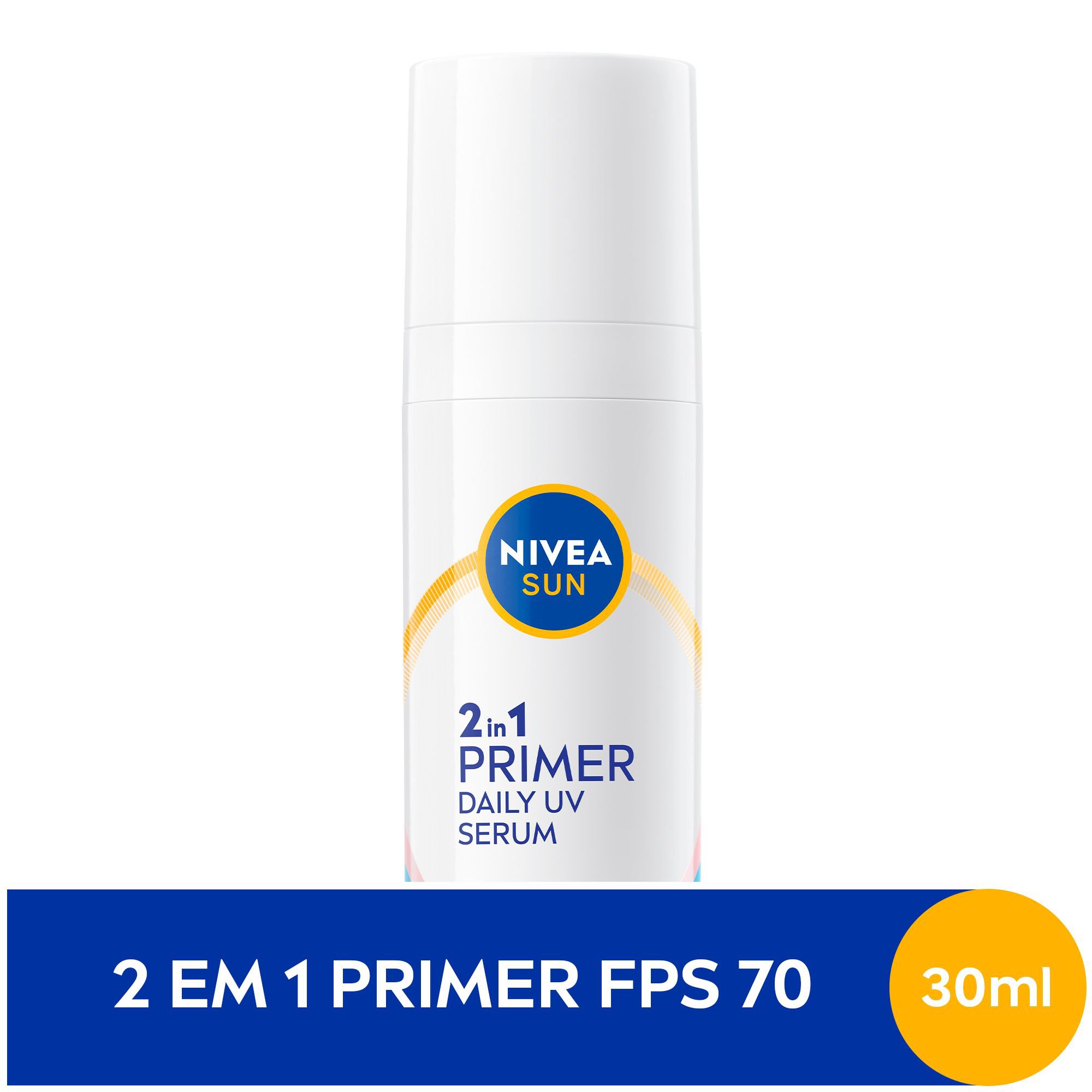 Nivea Sun 2 Em 1 Primer Daily Uv Serum Fps 70 30Ml