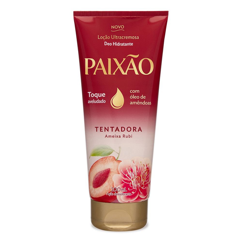Locao Hidratante Ultracremosa Paixao Tentadora Ameixa Rubi Acao Desodorante 200Ml