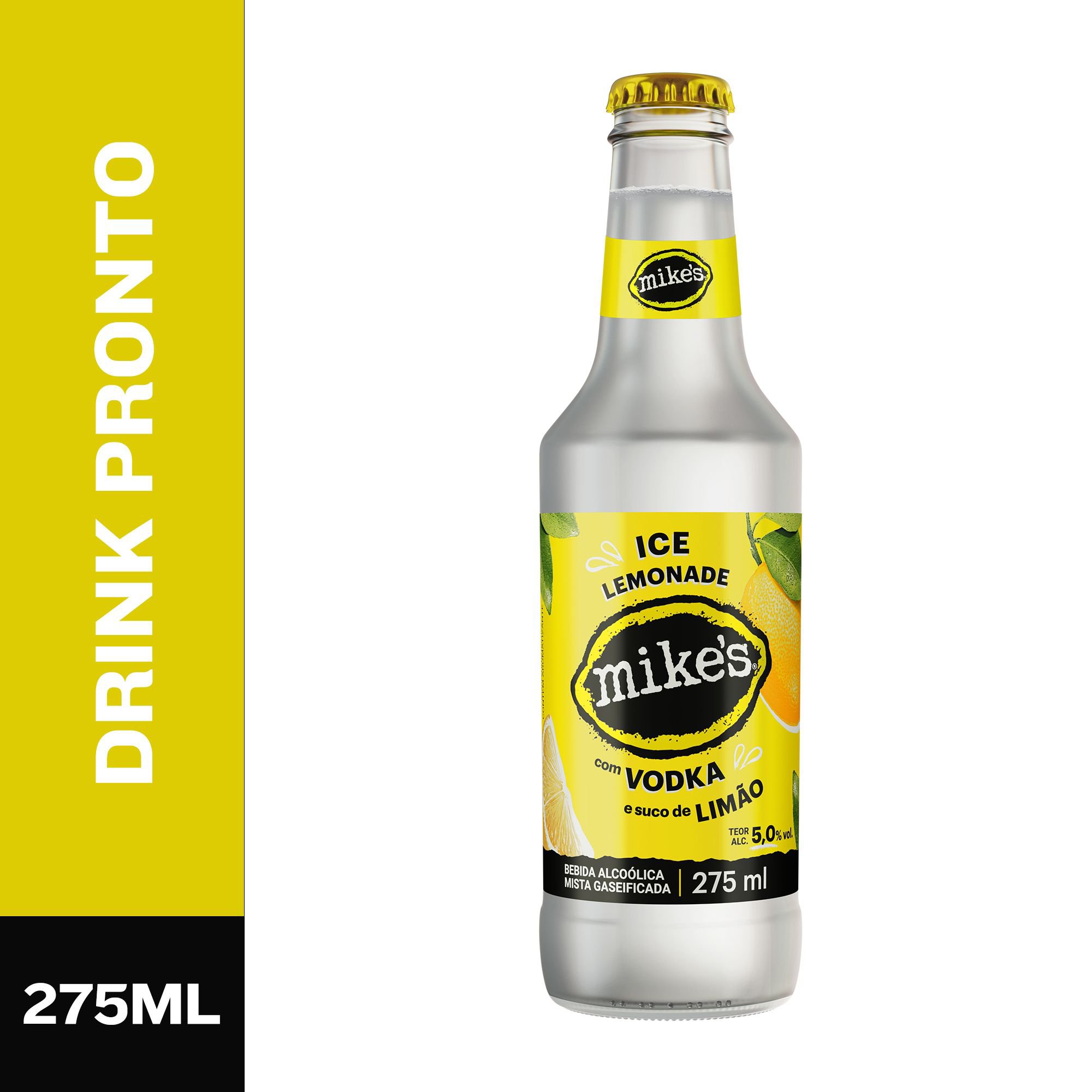 Drink Pronto Mike'S Ice Limao 275Ml Long Neck