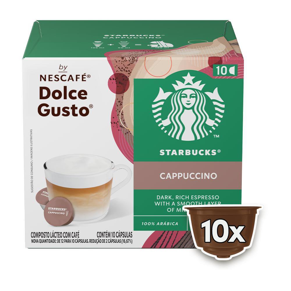 Starbucks® Cappuccino By Nescafe® Dolce Gusto® - 10 Capsulas