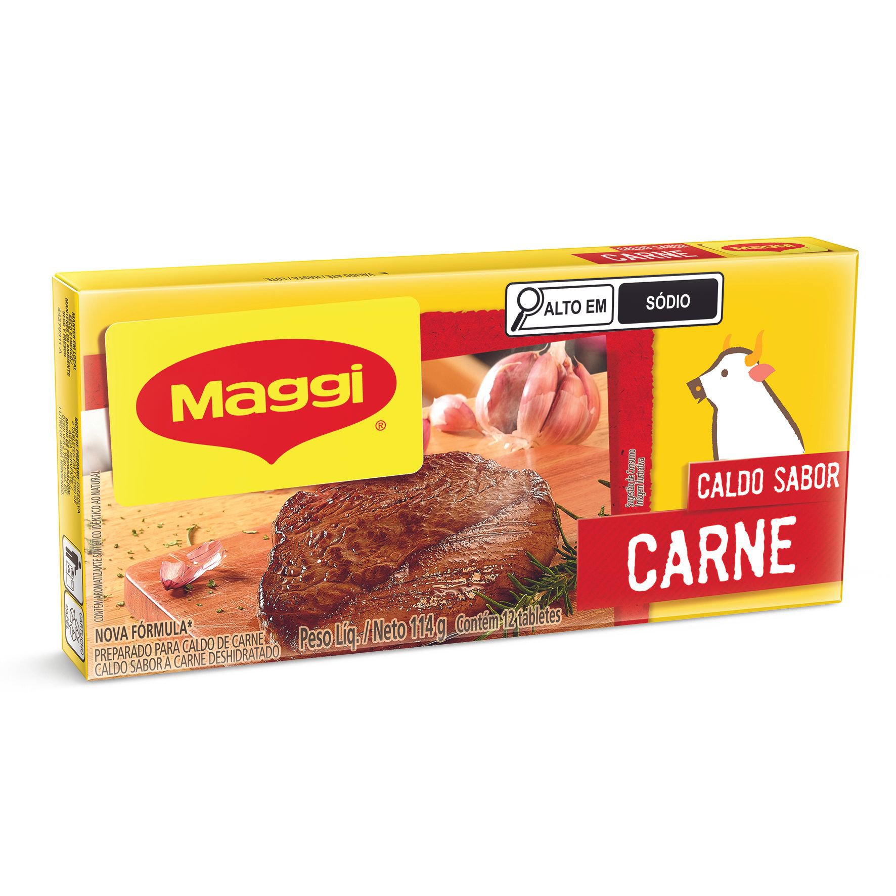 Caldo Maggi Carne Tablete 114G