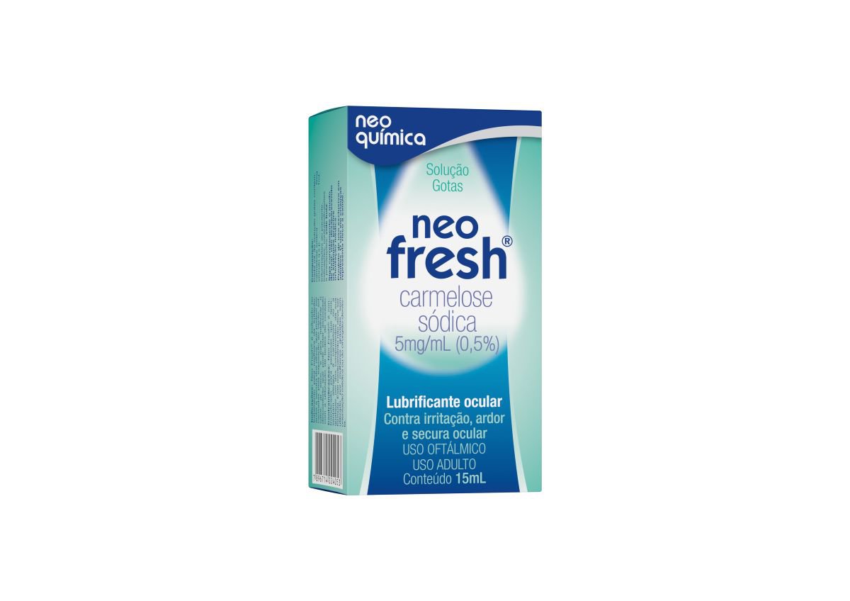 Neo Fresh 5 Mg/Ml Solucao Oftalmica 15 Ml