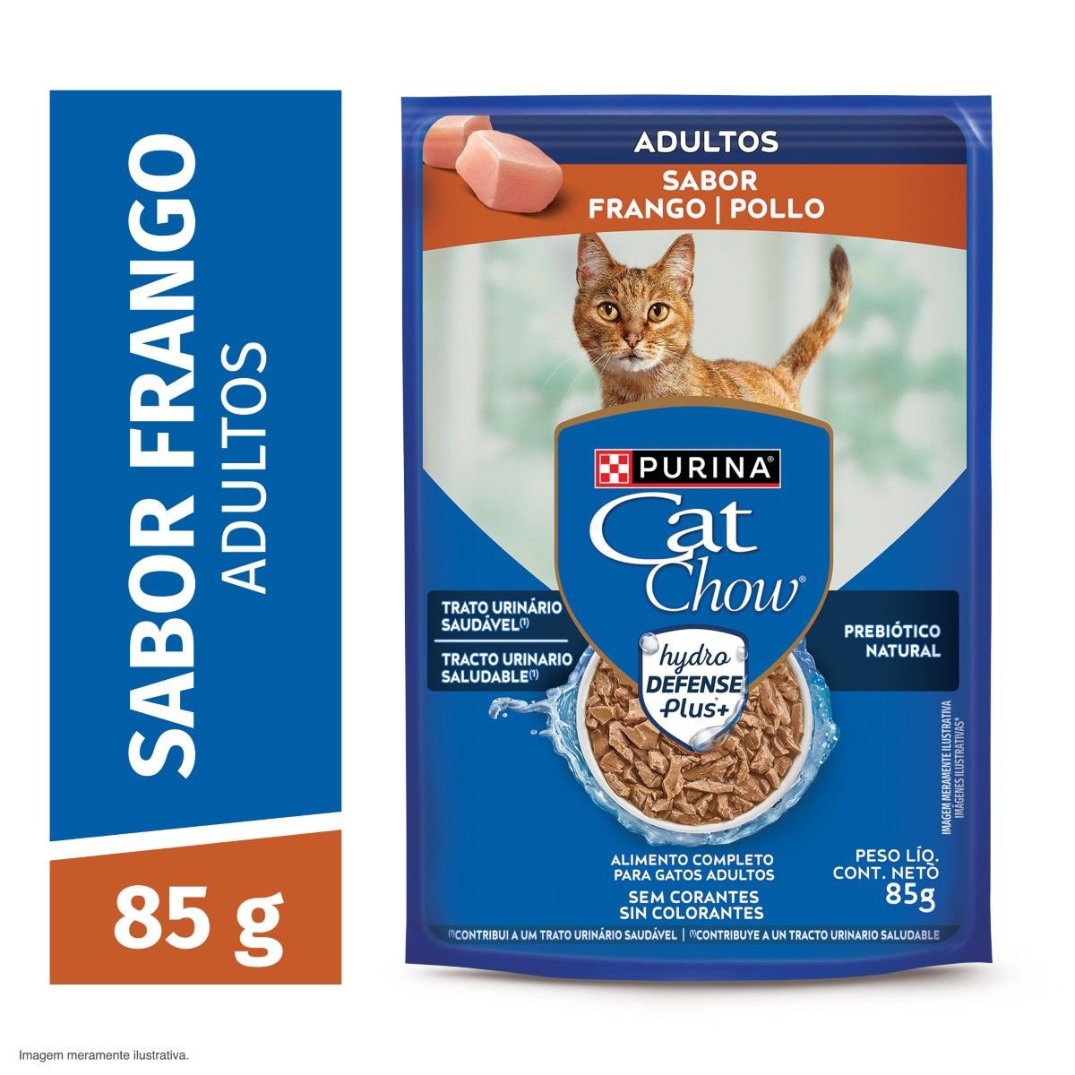 Racao Umida Purina® Cat Chow® Para Gatos Adultos Frango 85G