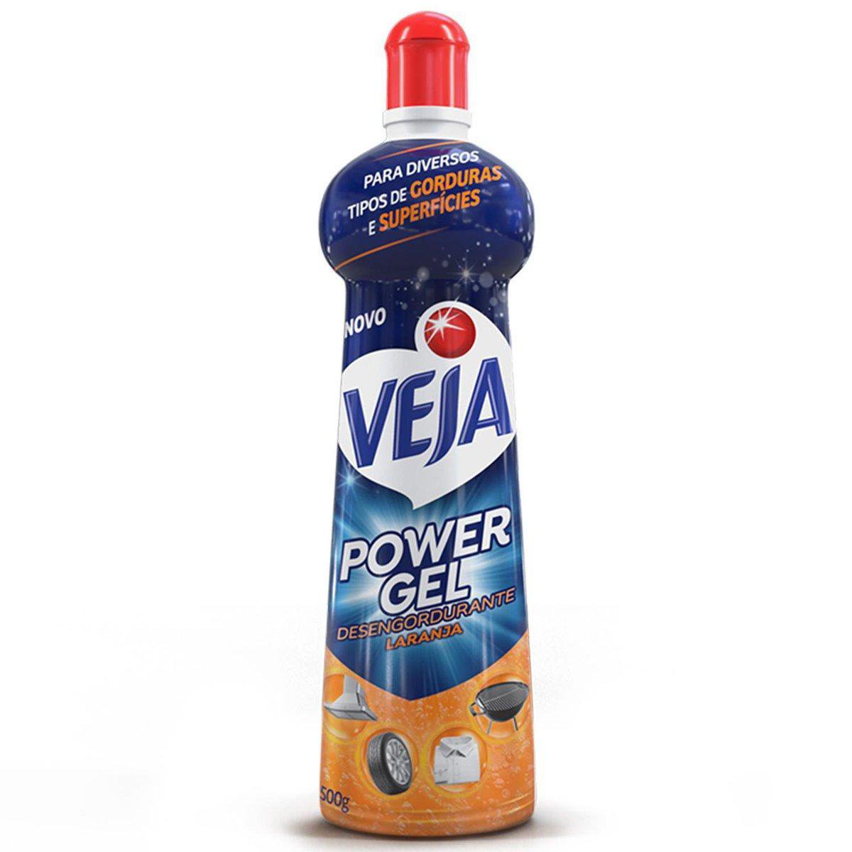 Desengordurante Veja Gel Poderoso Laranja 500Ml