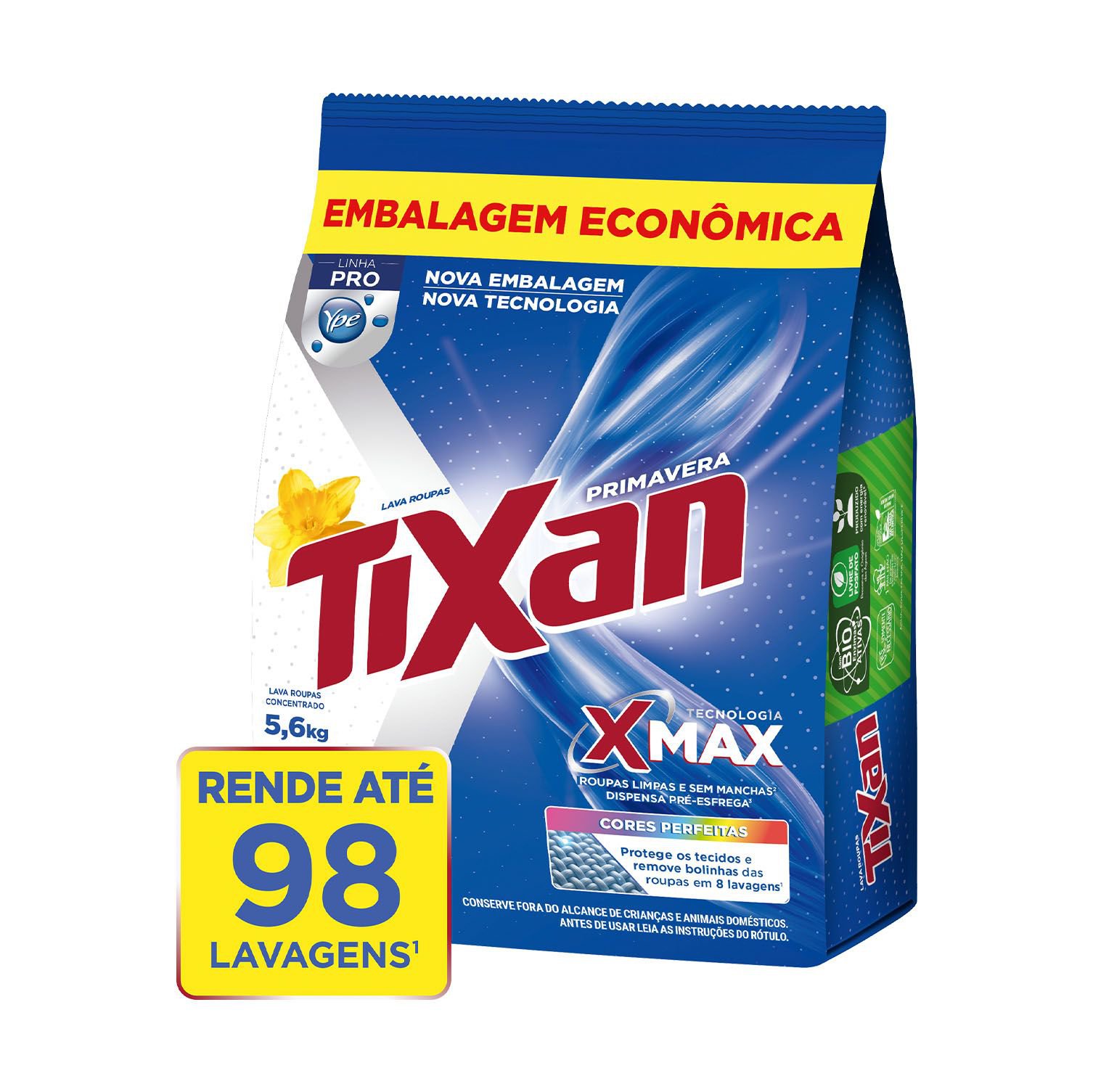 Sabao Em Po Tixan Ype Primavera Pro 5,6Kg Emb Economica
