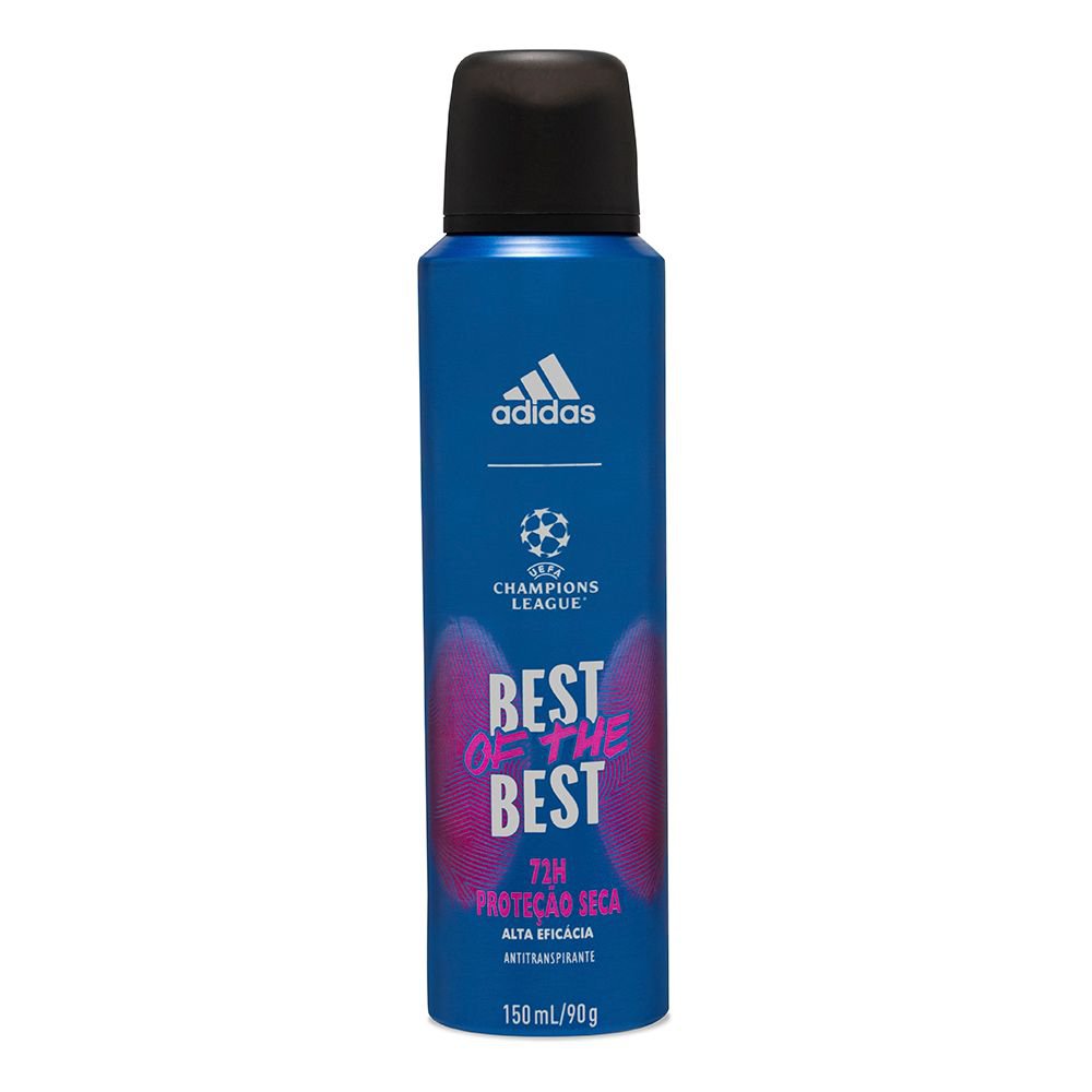 Desodorante Adidas Masculino Aerossol Antitranspirante Uefa 150Ml