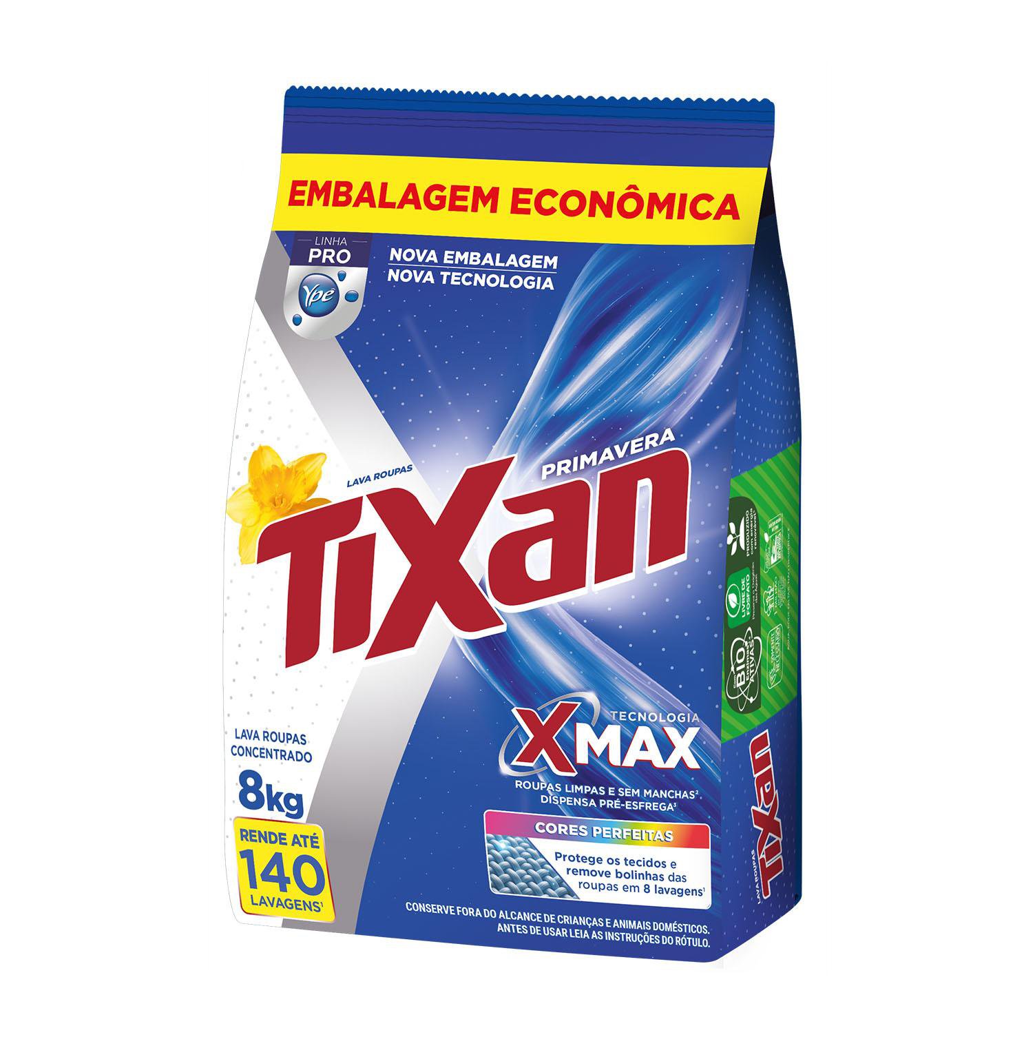 Sabao Em Po Tixan Ype Primavera Pro 8Kg Emb Economica