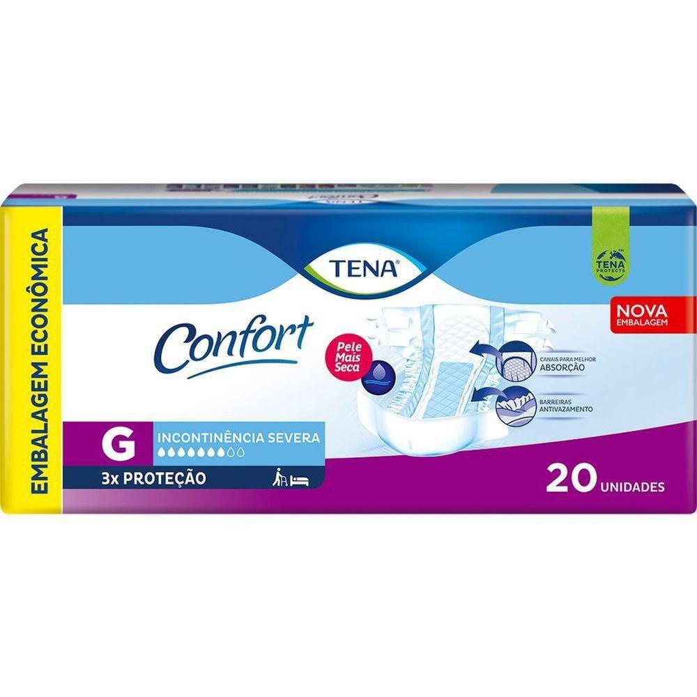 Fralda Adulto Tena Confort G 20 Un