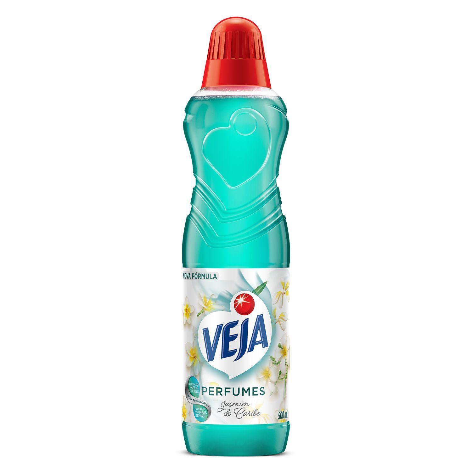 Limpador Perfumado Veja Jasmim Do Caribe 500Ml
