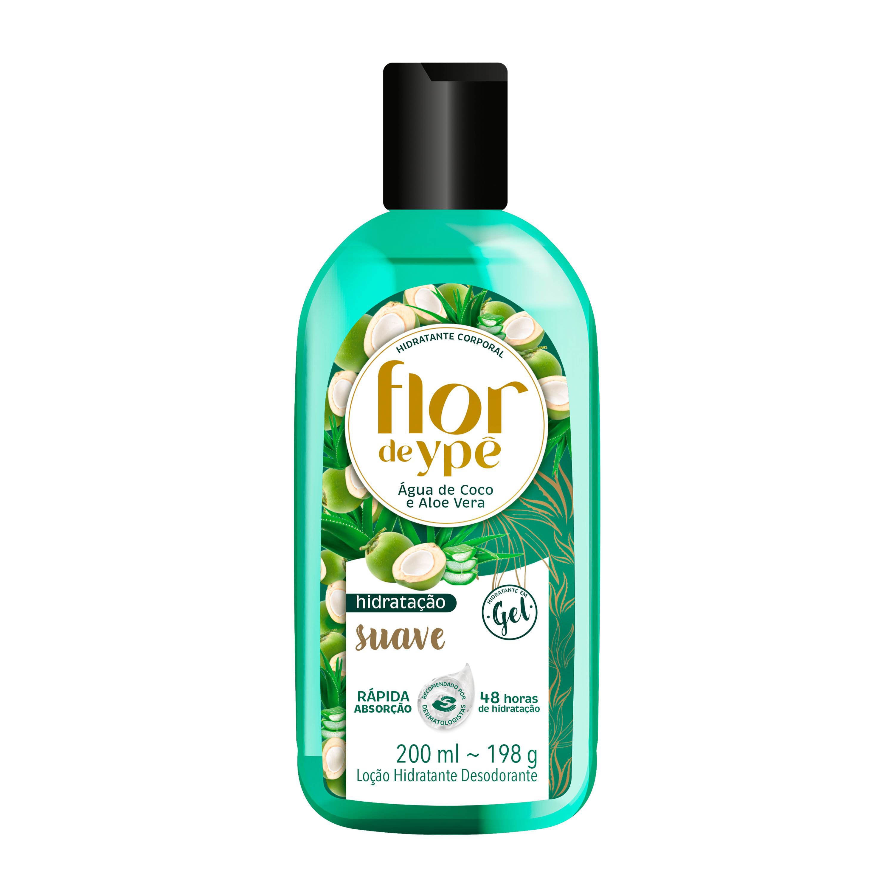 Hidratante Corporal Flor Ype Agua Coco E Aloe Vera 200Ml