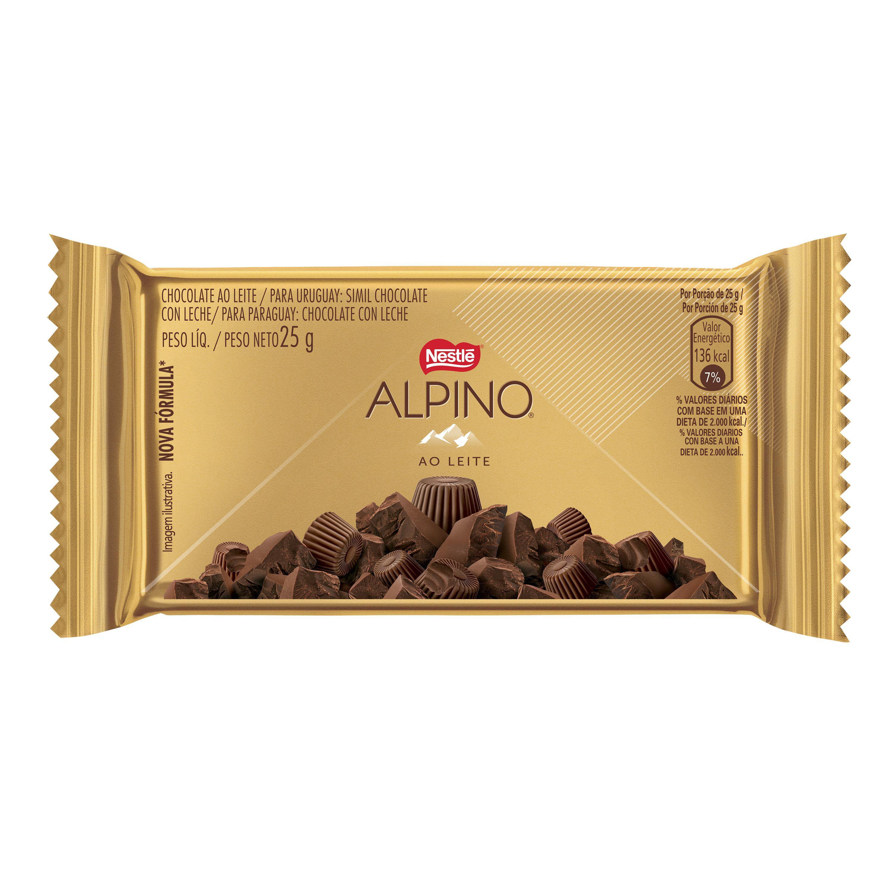 Choc Alpino Ao Leite 25G