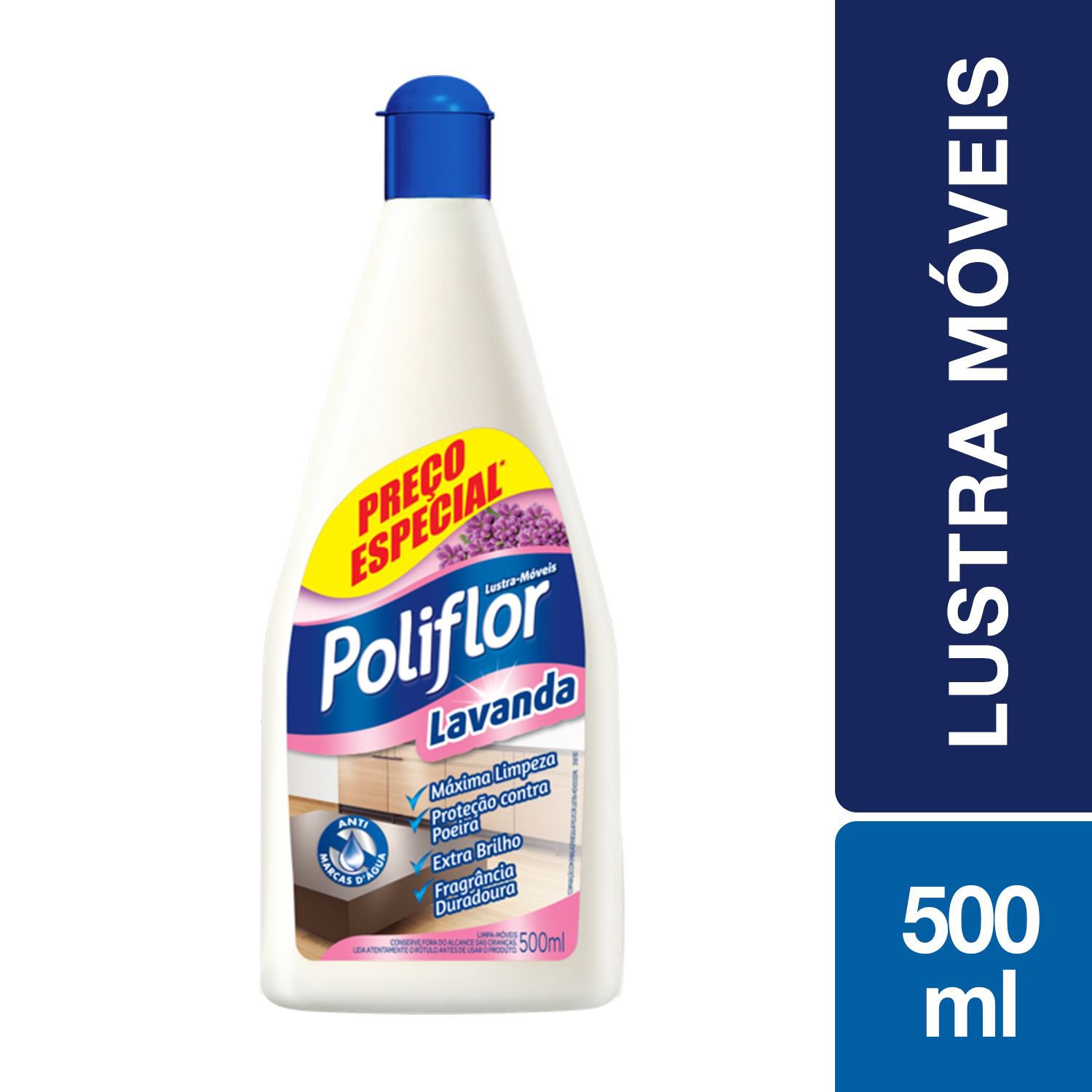 Lustra Moveis Poliflor 500Ml 20% Desconto