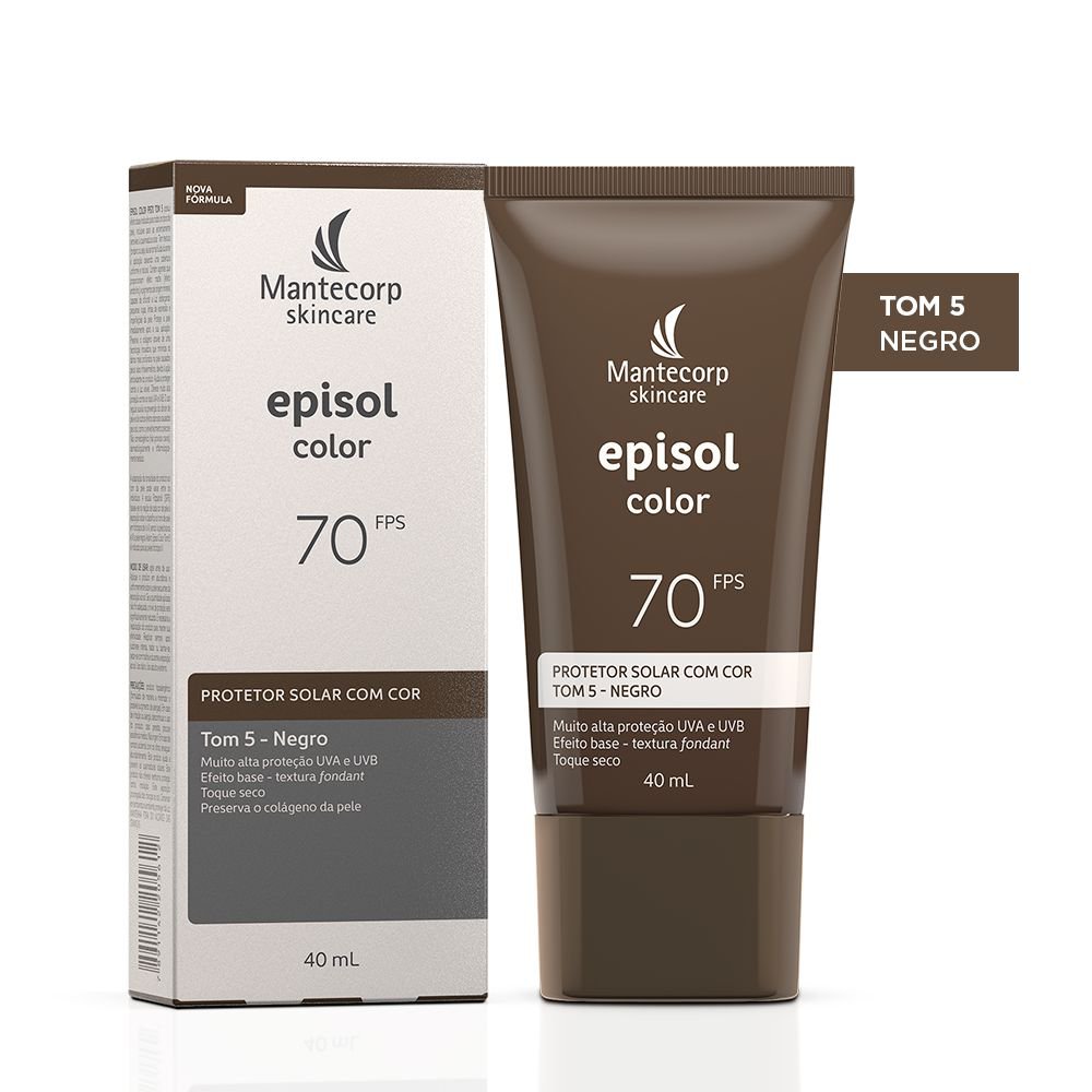 Episol Color Base Fps 70 | Tom 5 Negro - 40Ml