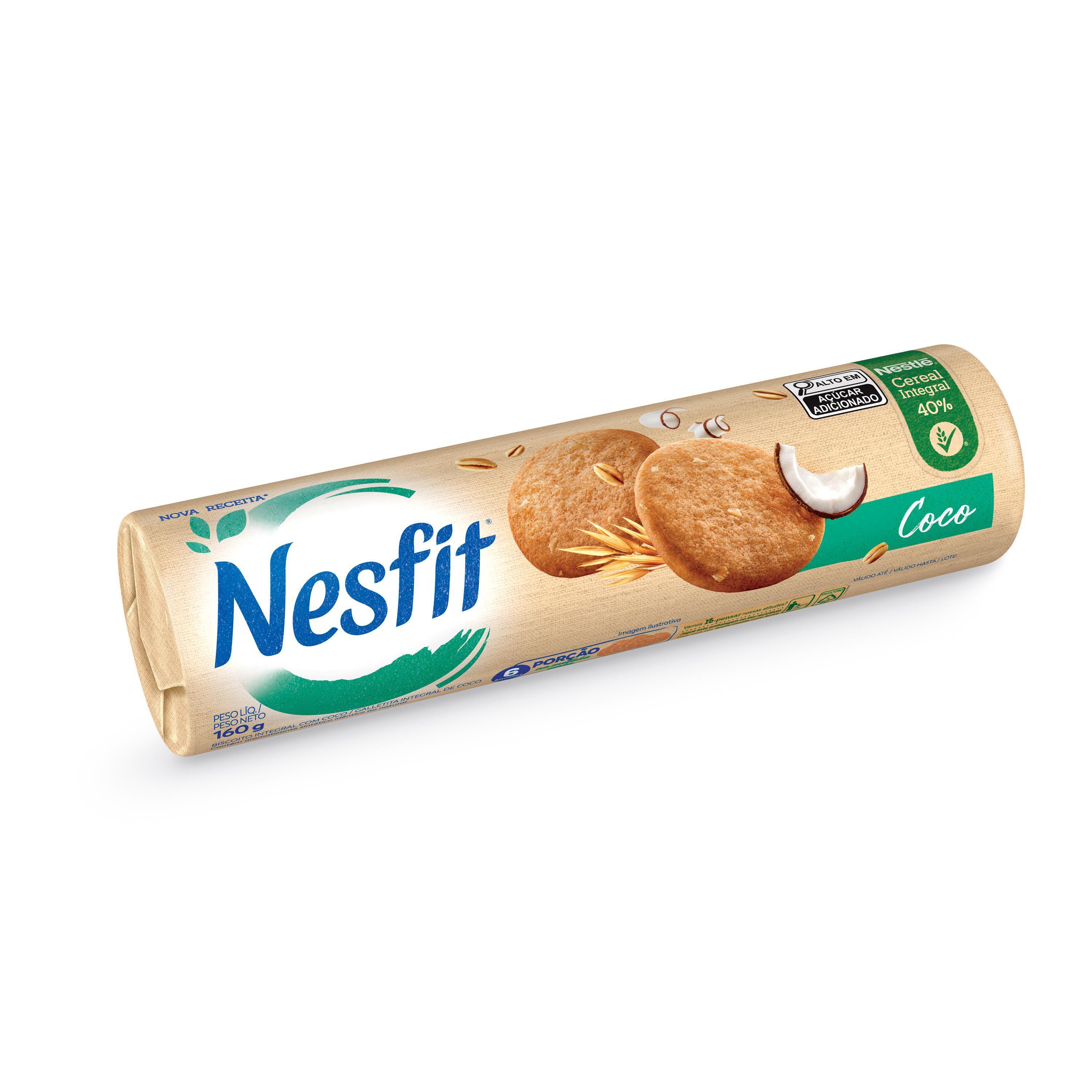Biscoito Nesfit Coco 160G