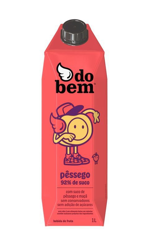 Suco Do Bem Pessego 1L Caixa