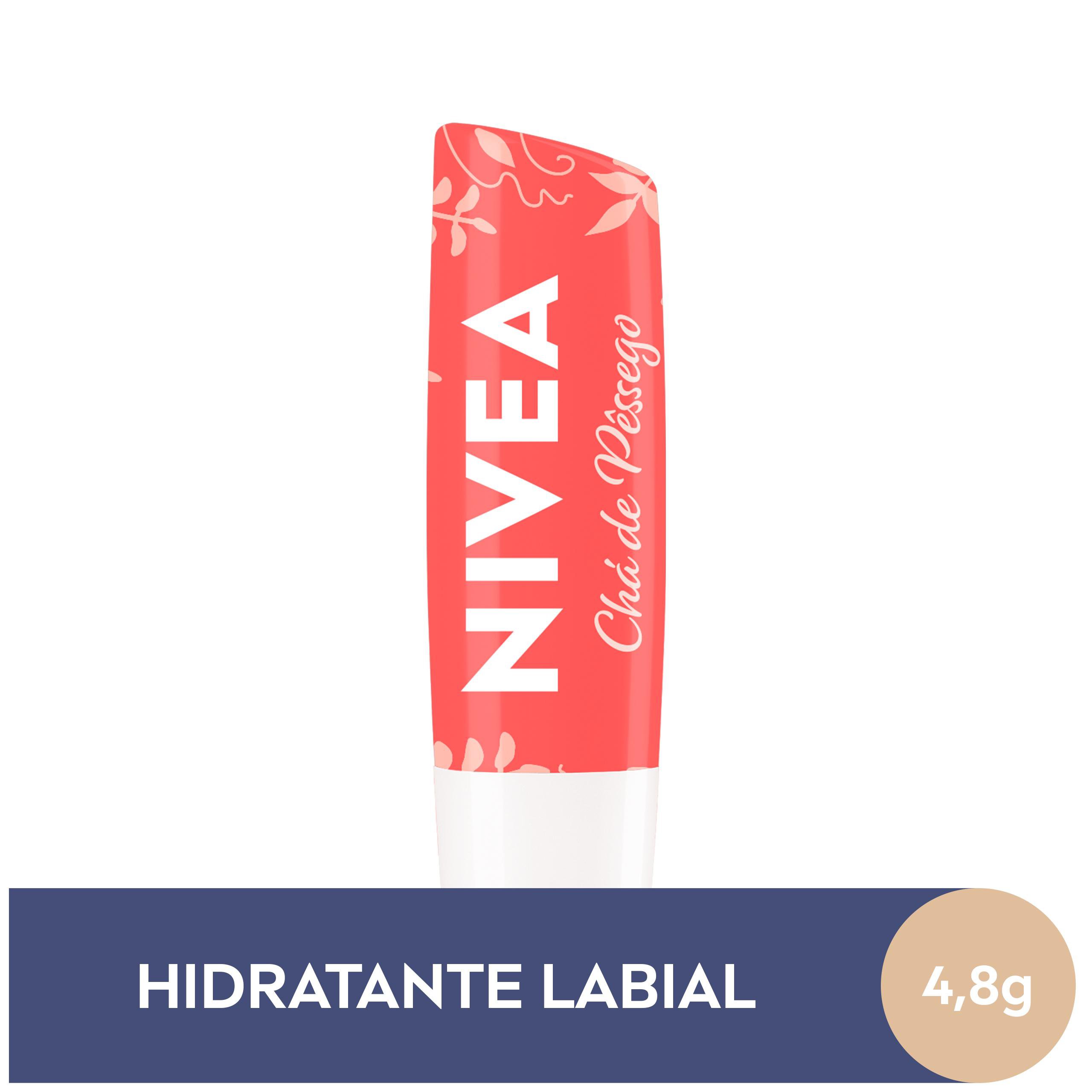 Nivea Hidratante Labial Cha Pessego Ed. Limitada Bridgerton 4,8G