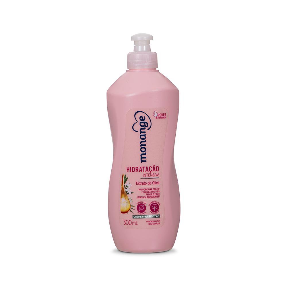 Creme Para Pentear Monange Hidratacao Intensiva 300Ml
