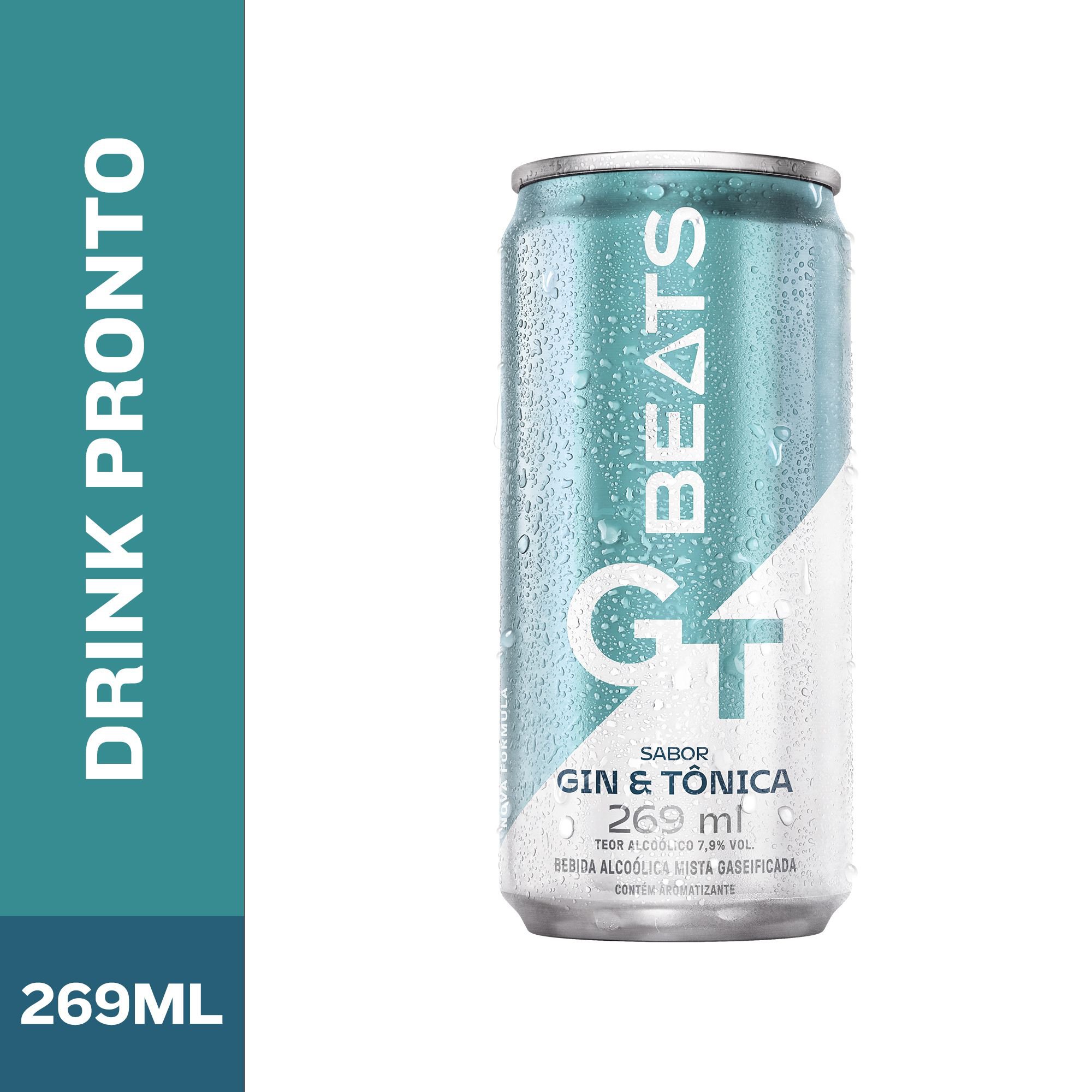 Drink Pronto Beats Drinks Gt Sabor Gin&Tonica 269Ml Lata