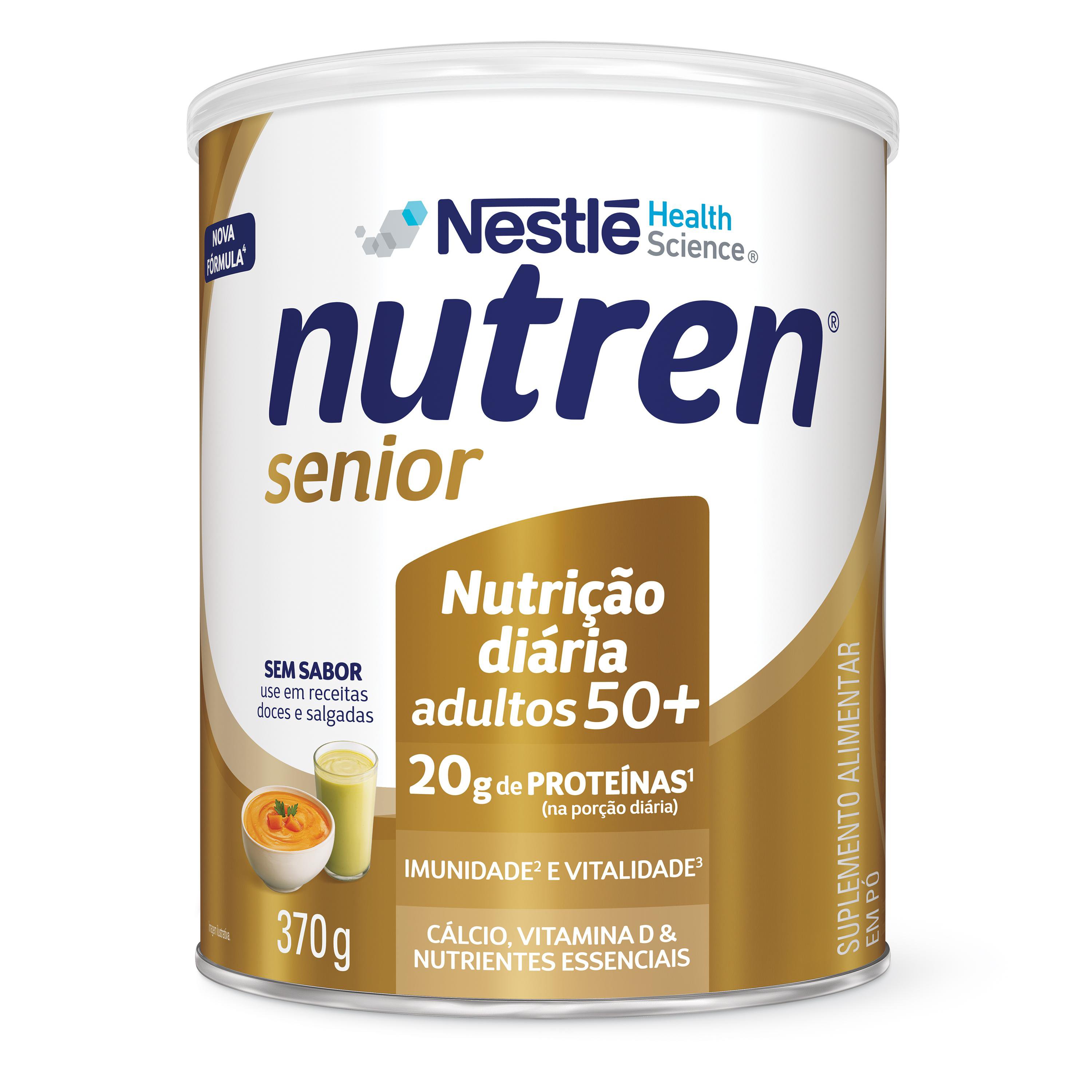 Suplemento Alimentar Nutren Senior Sem Sabor - 370G