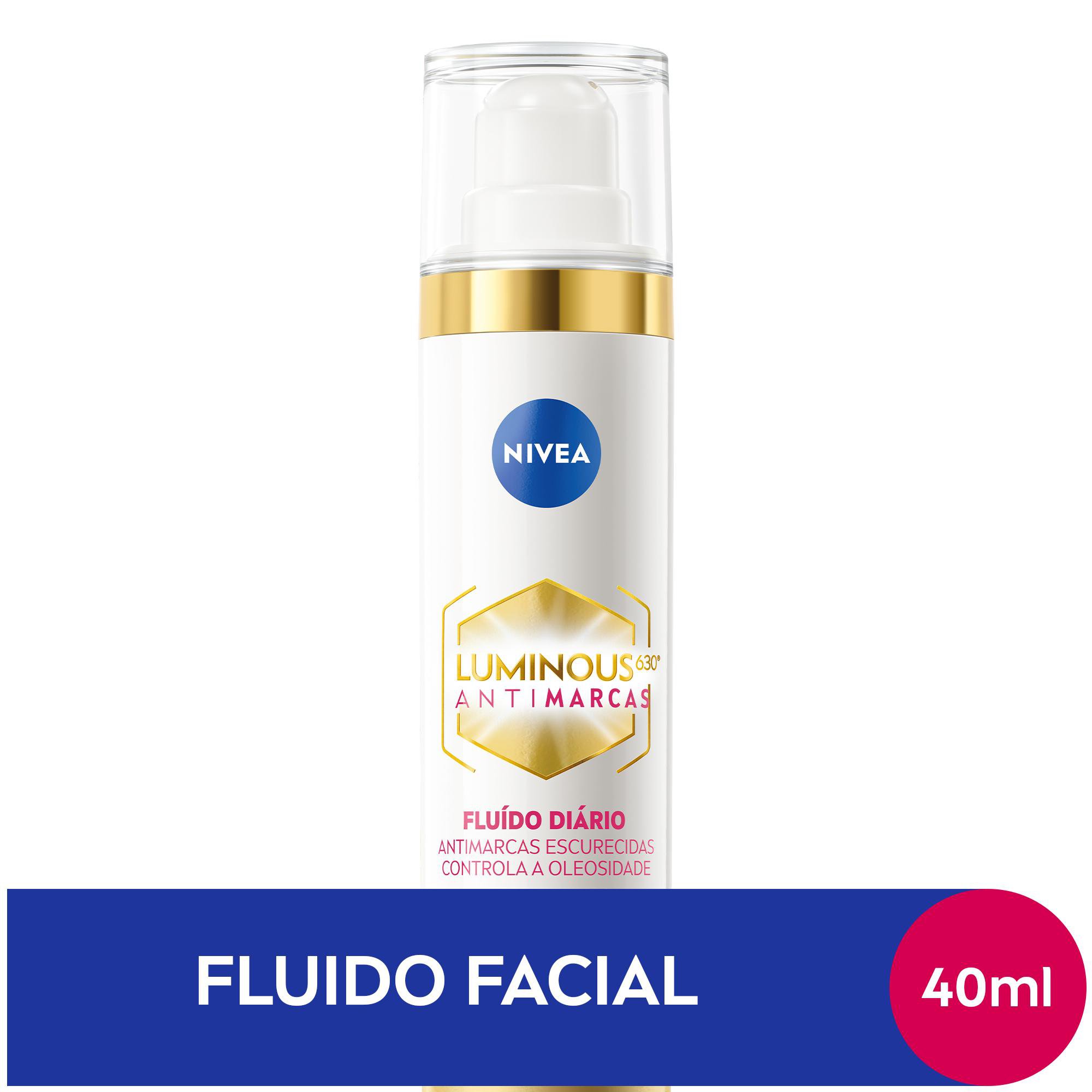 Nivea Fluido Facial Protetor Cellular Luminous 630 Fps 50 40Ml