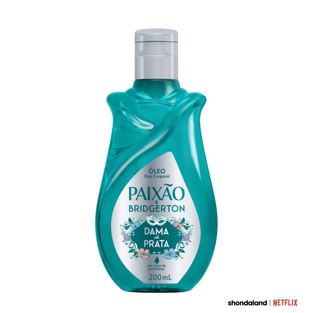 Oleo Corporal Paixao & Bridgerton Dama Prata C/ Acao Desodorante 200Ml
