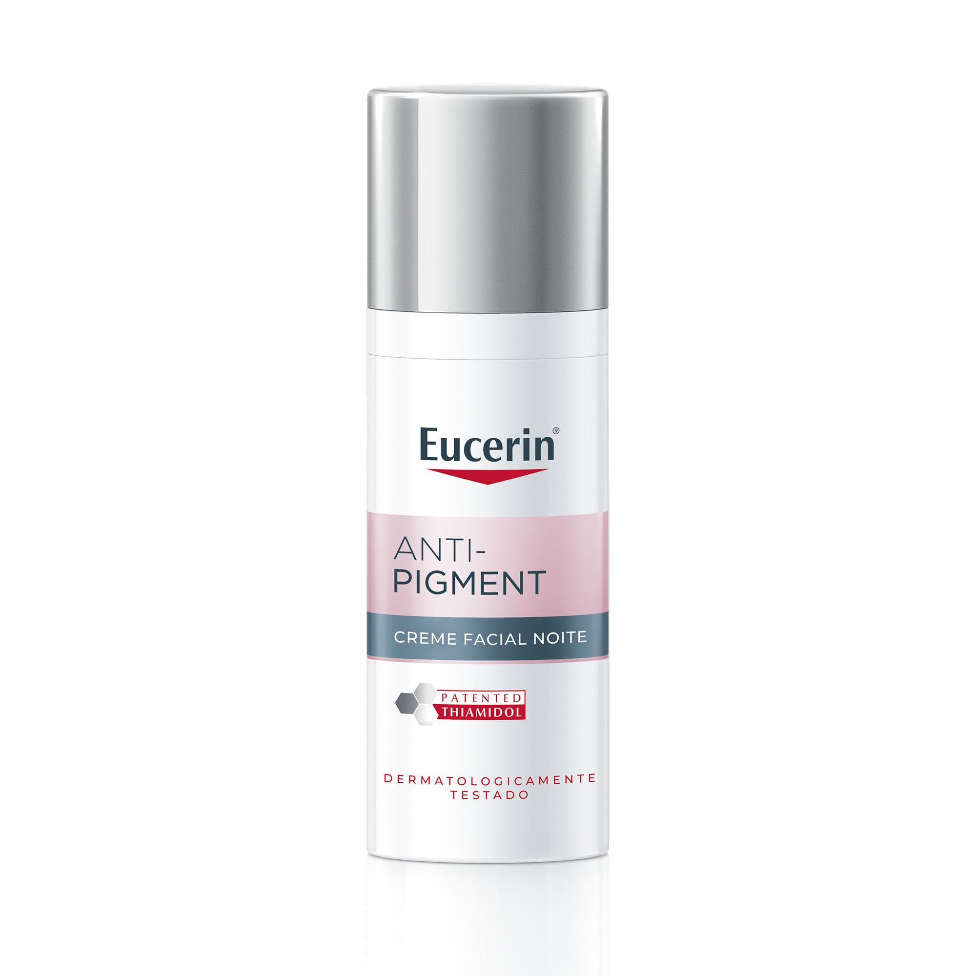 Eucerin Creme Facial Antimanchas Noite 50Ml, Anti-Pigment, Clareador, Thiamidol, Noturno