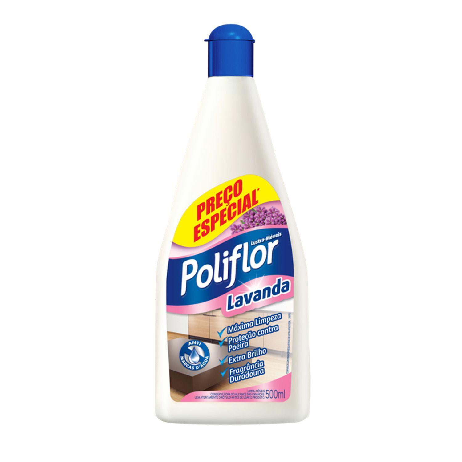 Lustra Moveis Poliflor 500Ml 20% Desconto