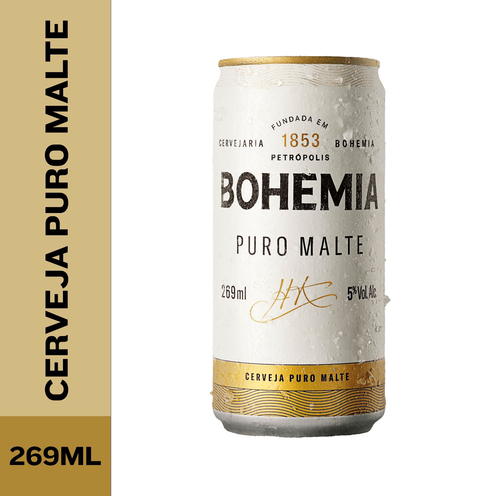 Cerveja Bohemia Puro Malte 269Ml Lata