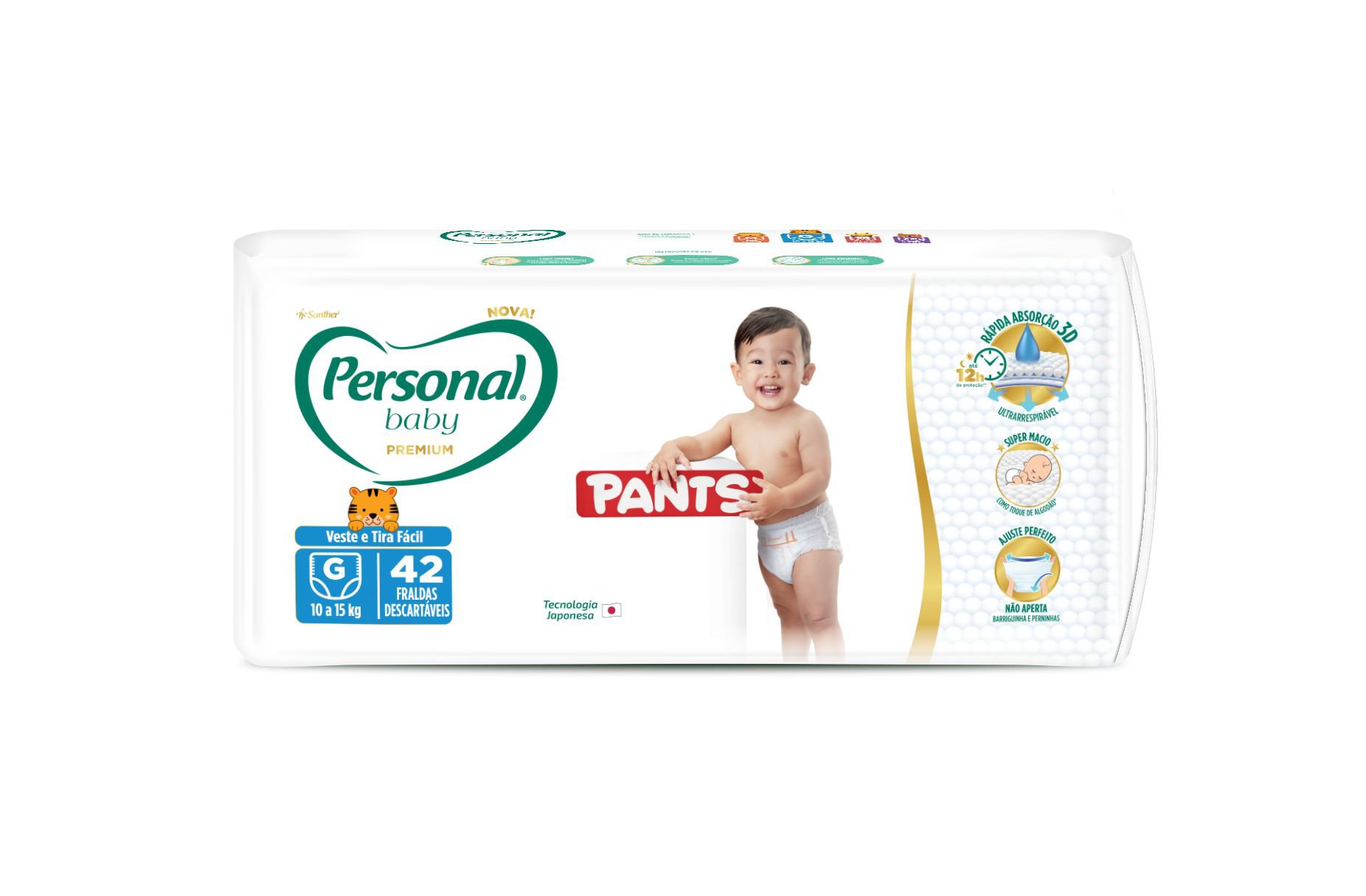Fralda Personal Baby Premium Pants G C/ 42 Un