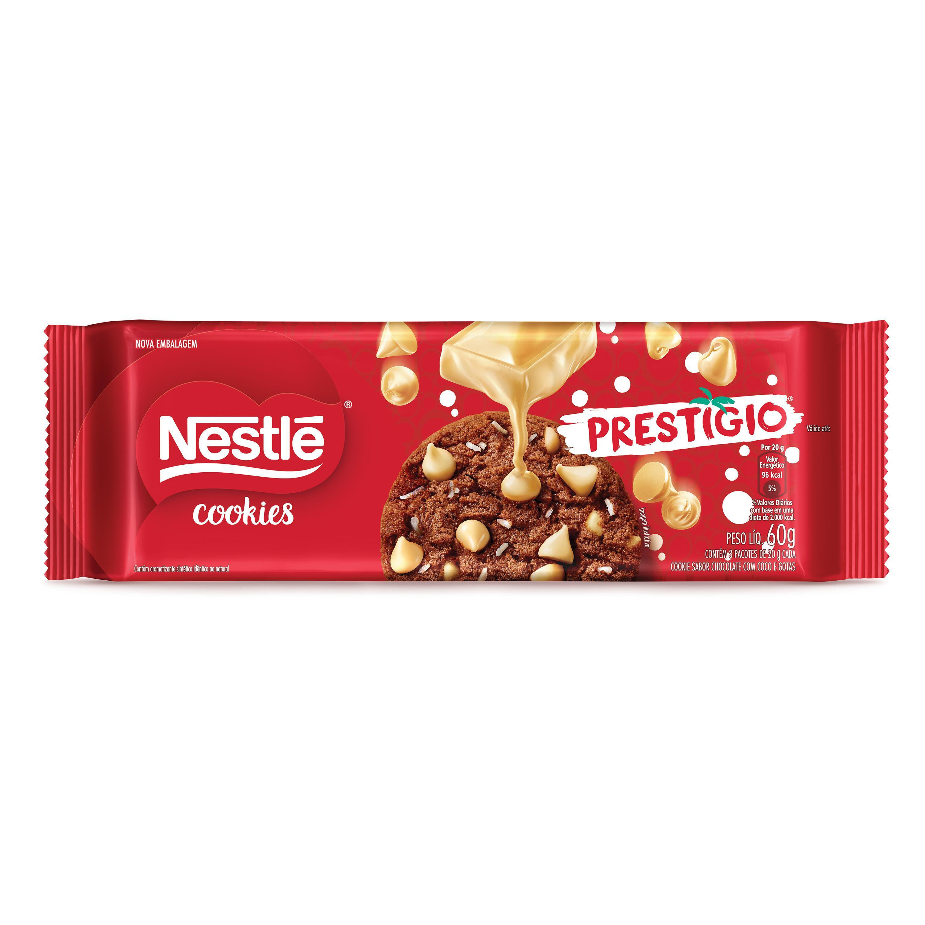Cookie Prestigio Gotas Choc 60G