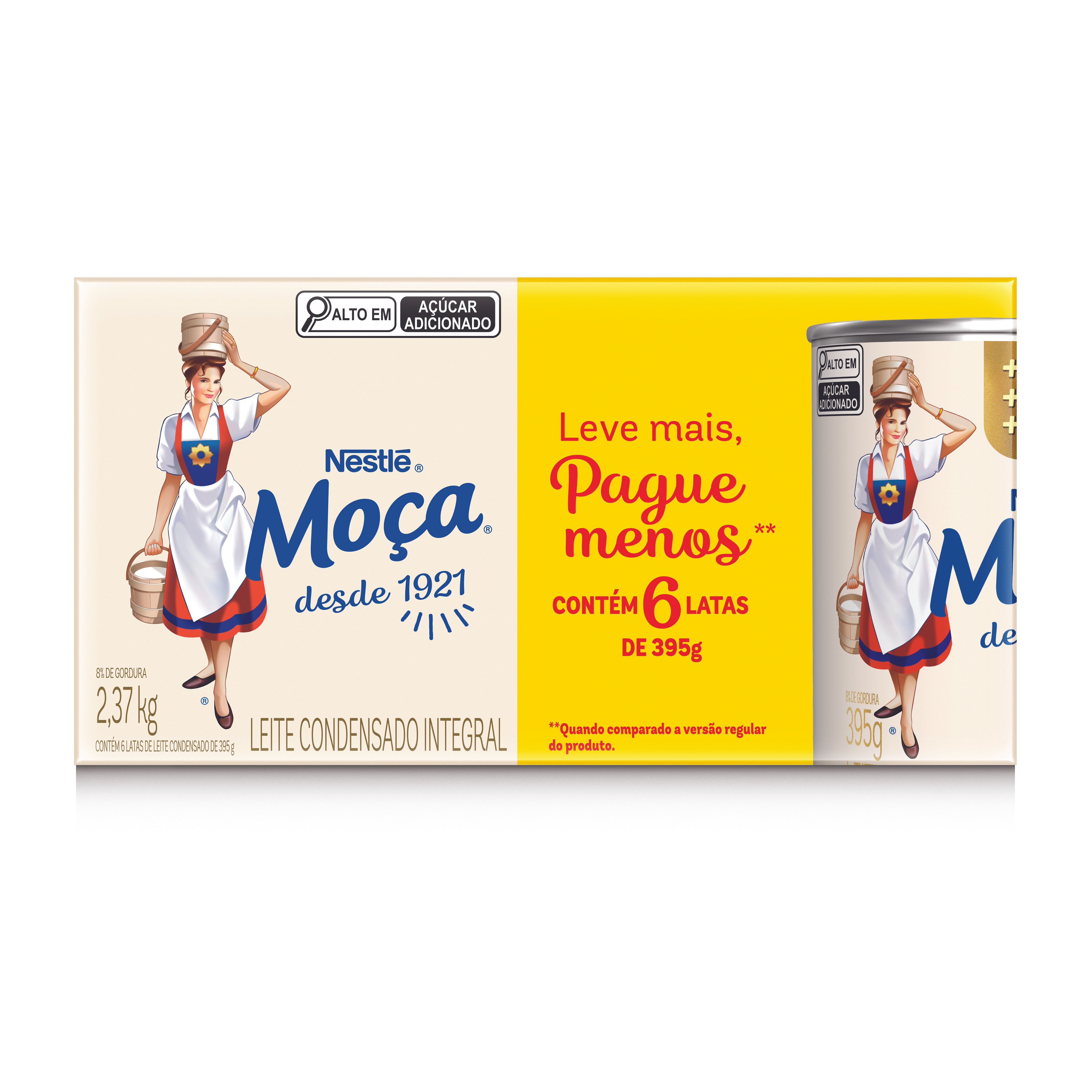 Pack Leite Condensado Moca Int Lata 395G C/ 6 Un