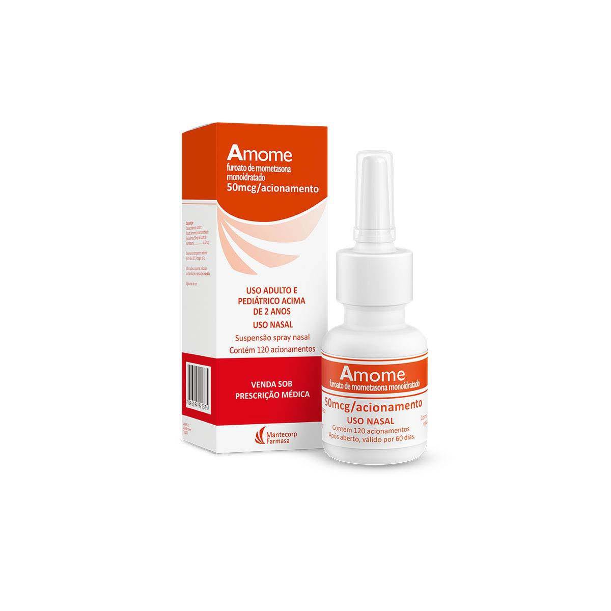 Amome 50 Mcg/Acionamento 120 Acionamentos 18G