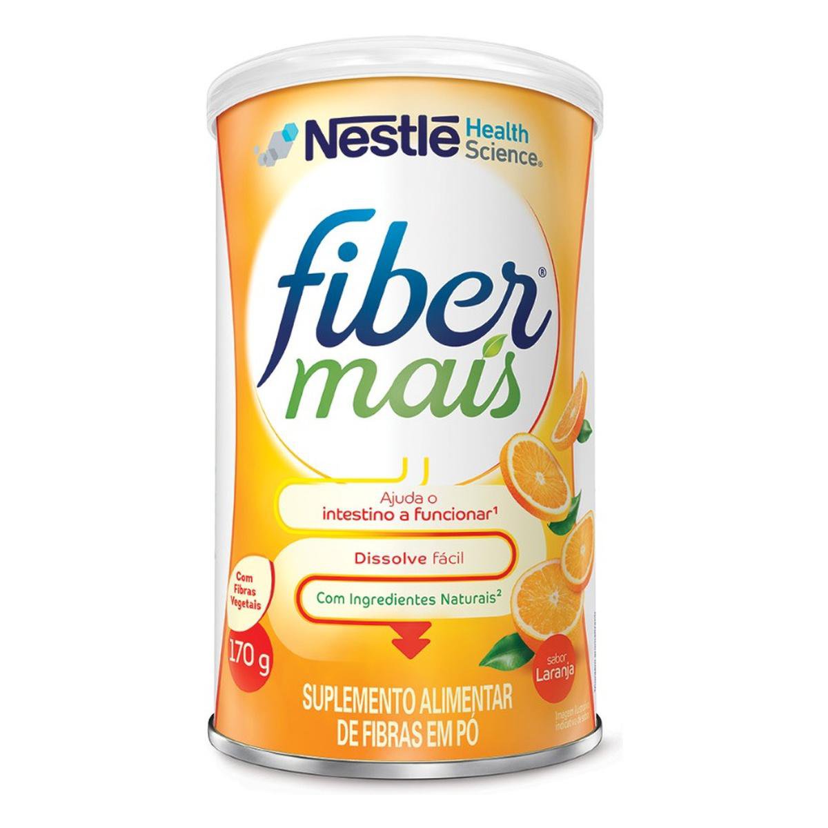 Suplemento Alimentar Fibras Fibermais Laranja 170G