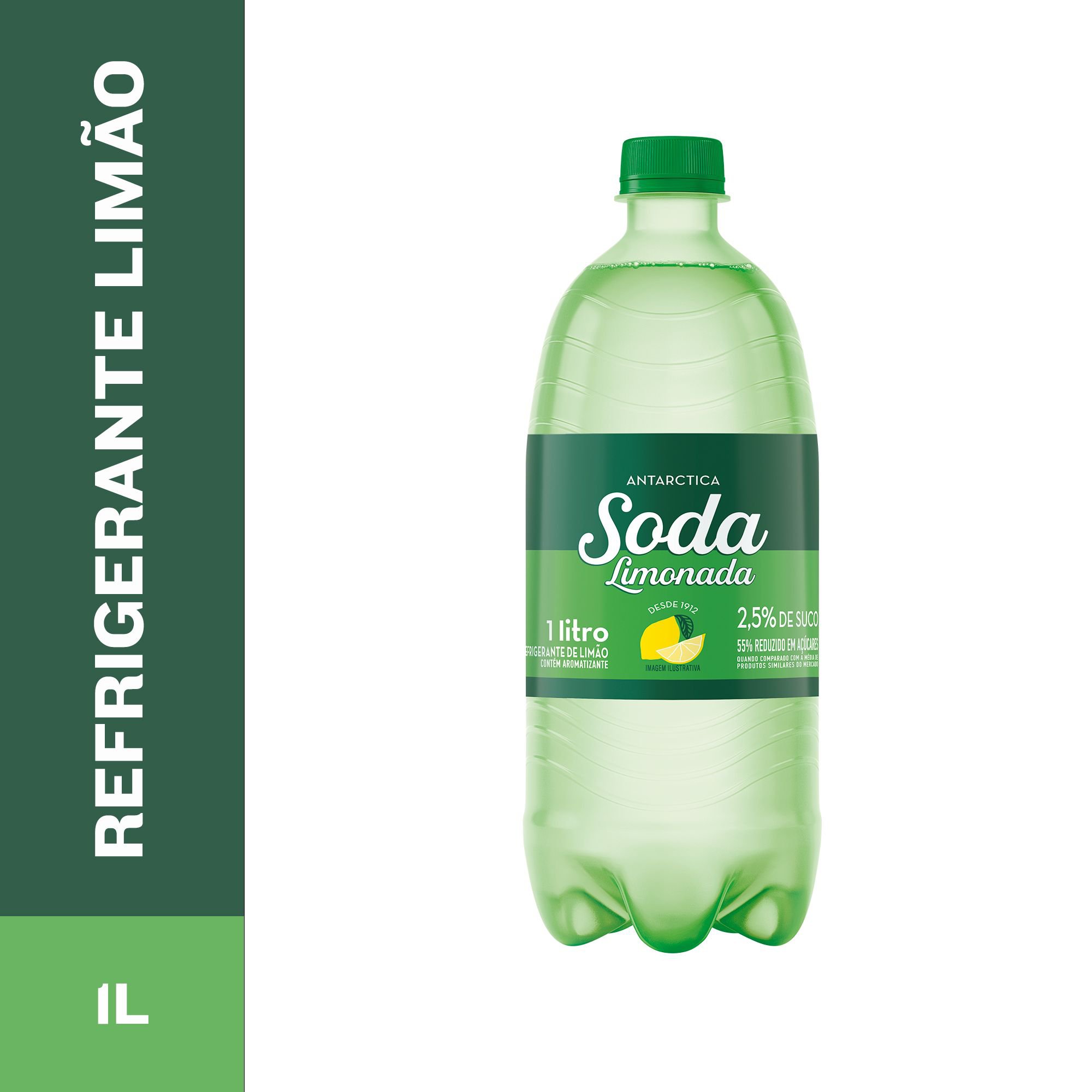Refrig Soda Limonada Antarctica Garrafa 1L