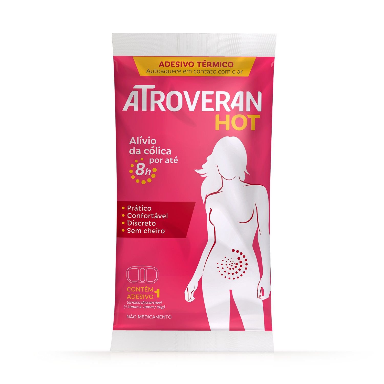 Atroveran Hot Adesivo Termico Para Colica 1 Unidade