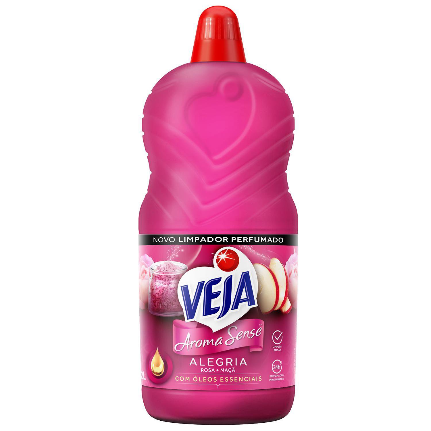 Limpador Perfumado Veja Aroma Sense Alegria 2L C/ Oleos Essenciais