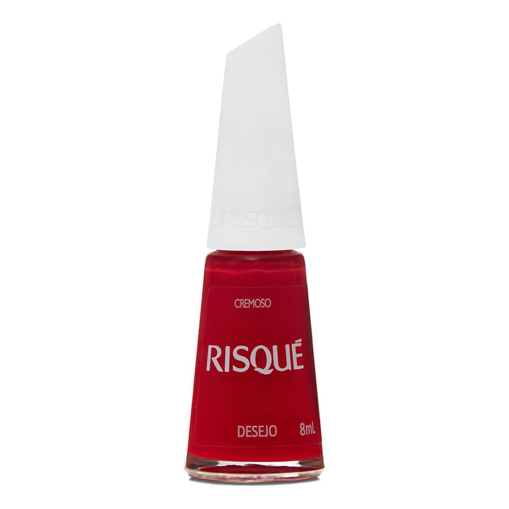 Esmalte Risque Vermelho Cremoso Desejo 8Ml