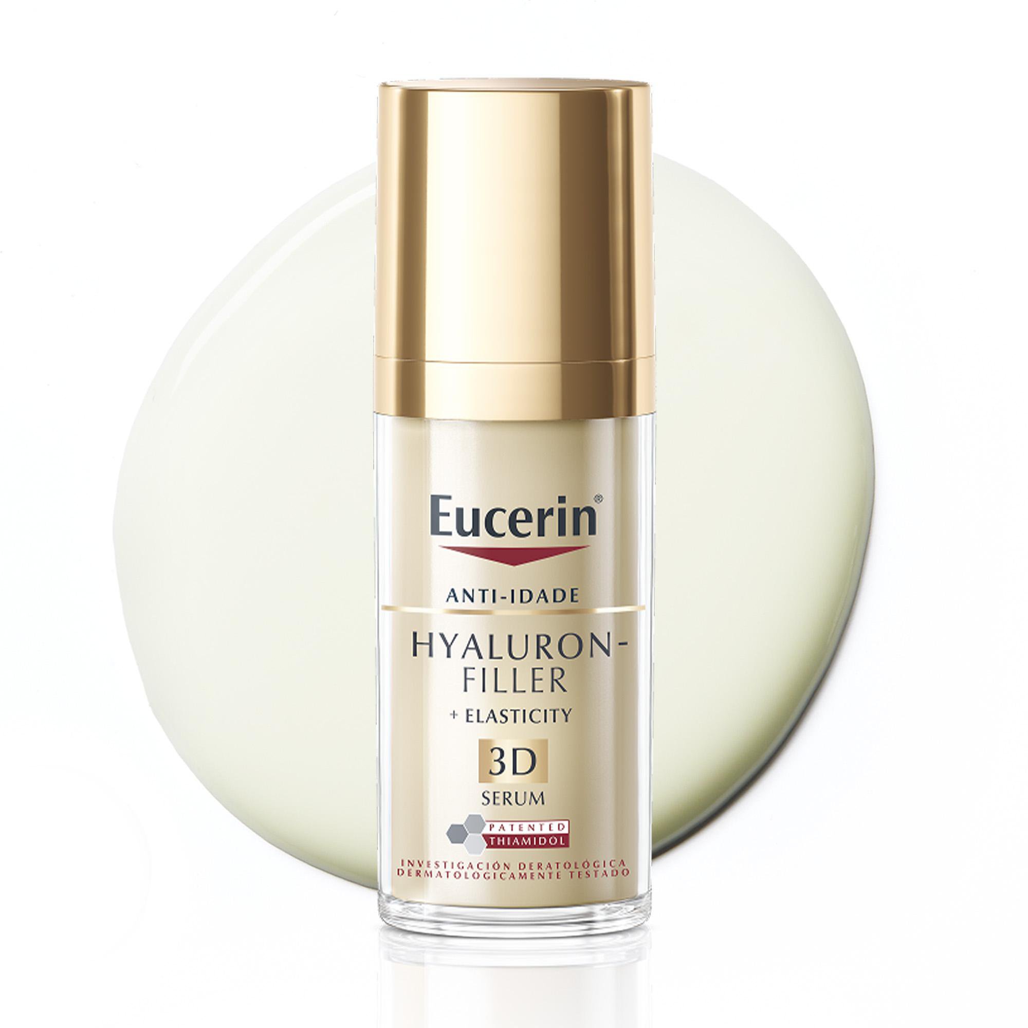 Eucerin 3D Serum Facial Anti-Idade Firmador 30Ml, Elasticity, Pele Madura, Hyaluron-Filler, Acido Hialuronico, Antirrugas