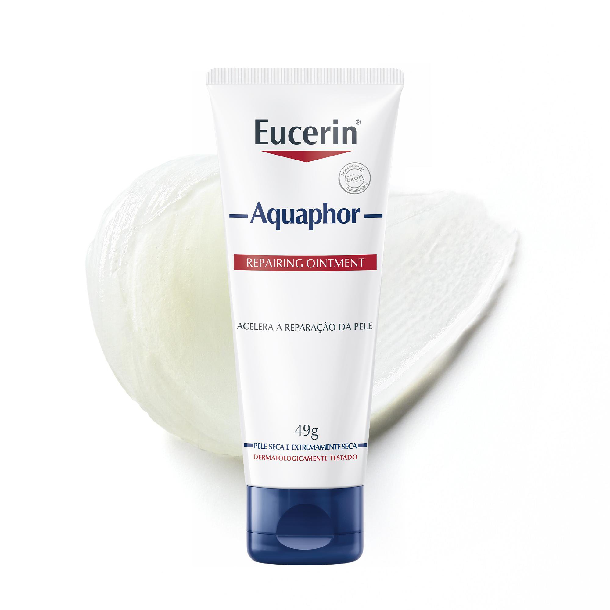 Eucerin Pomada Reparadora Aquaphor 50Ml, Hidratacao Intensiva, Hidratante Corporal