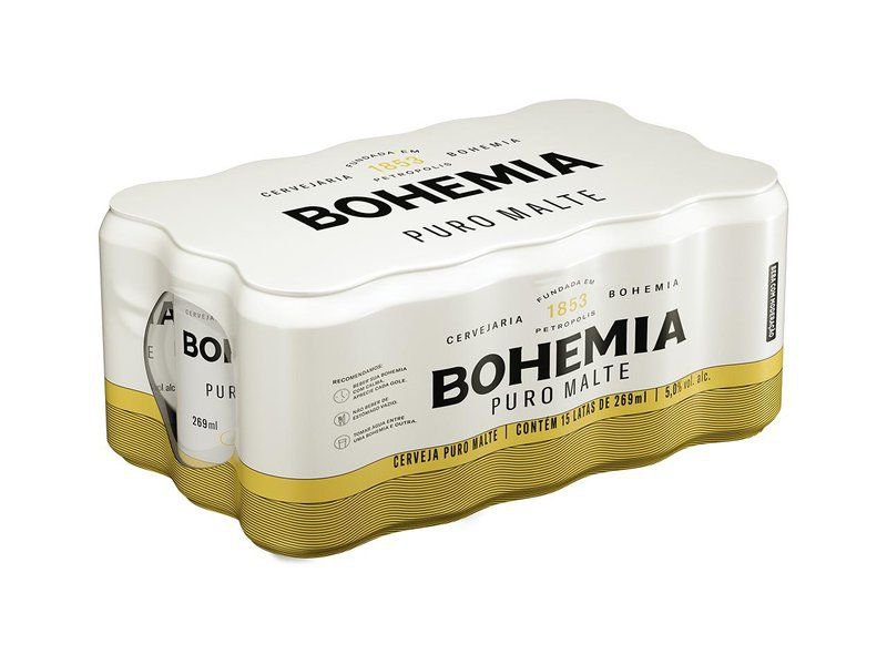 Cerveja Bohemia Puro Malte 269Ml Lata Pack C/15