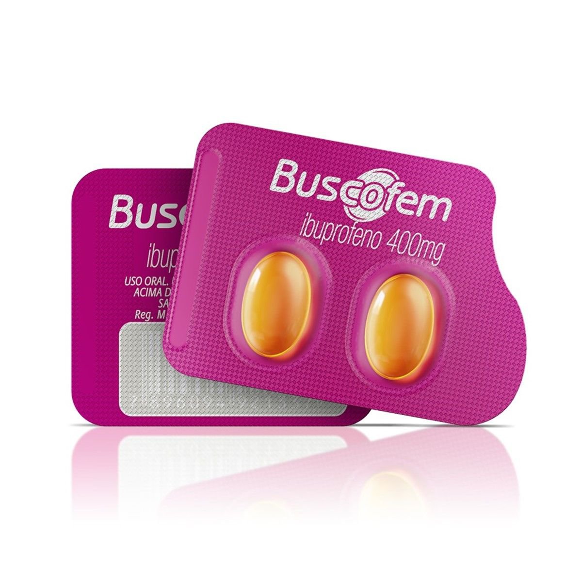 Buscofem Ibuprofeno 400Mg 2 Capsulas