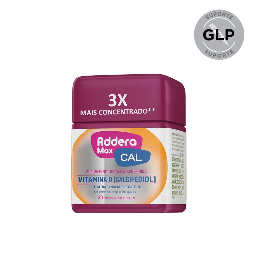 Vitamina D + Calcio Addera Max Cal 30 Comprimidos